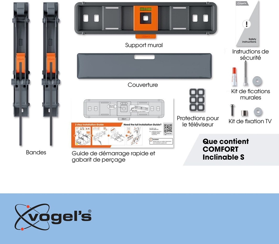 Vogel's COMFORT TVM 3215 | Kantelbare tv-beugel | 19-43 7